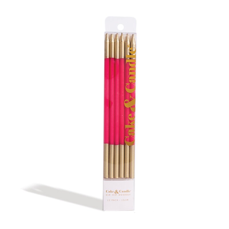 Pink & Gold Candles