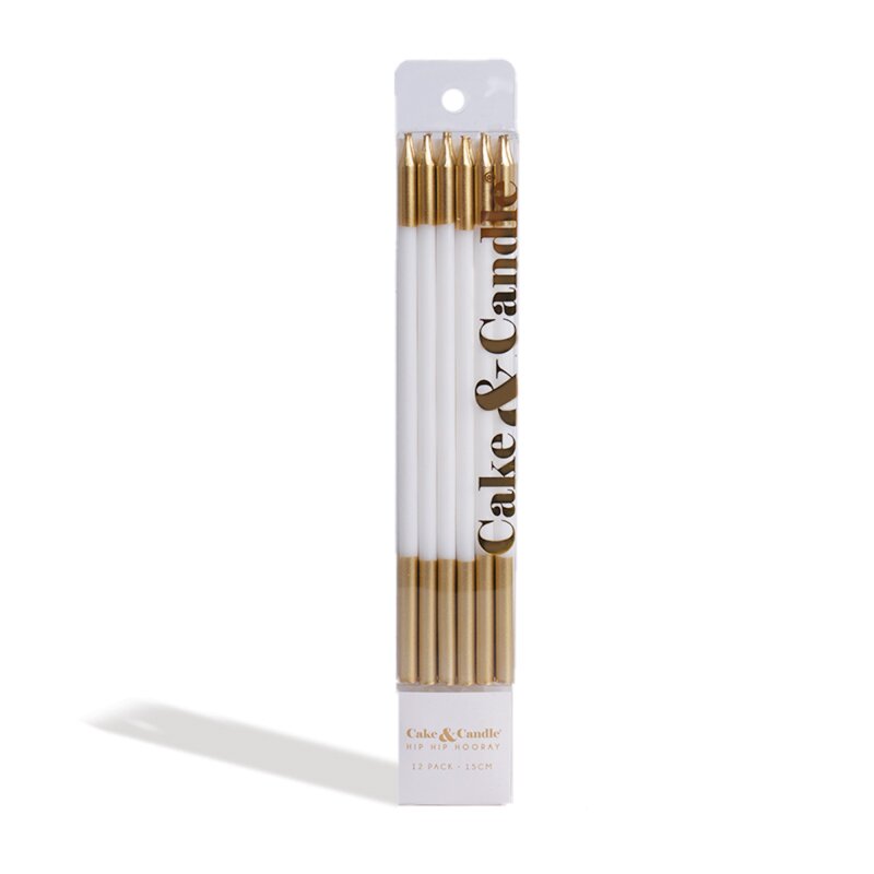 White & Gold Candles
