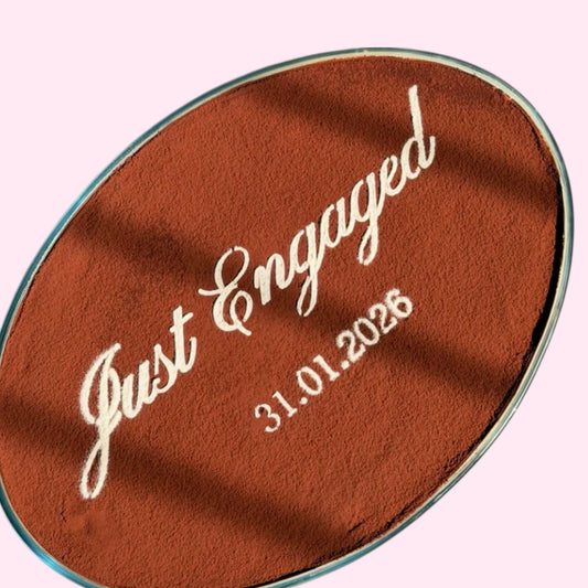 Tiramisu oval tray
